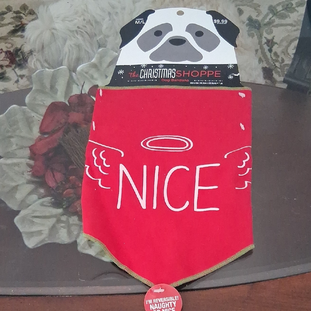 Red Christmas Dog Bandana